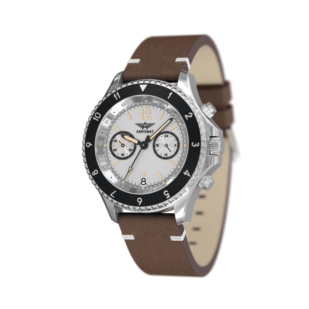 PNY Black & White Leather