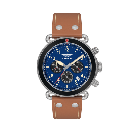 [VDN-LBR81903-13BS6302] VDN Blue & Black Leather